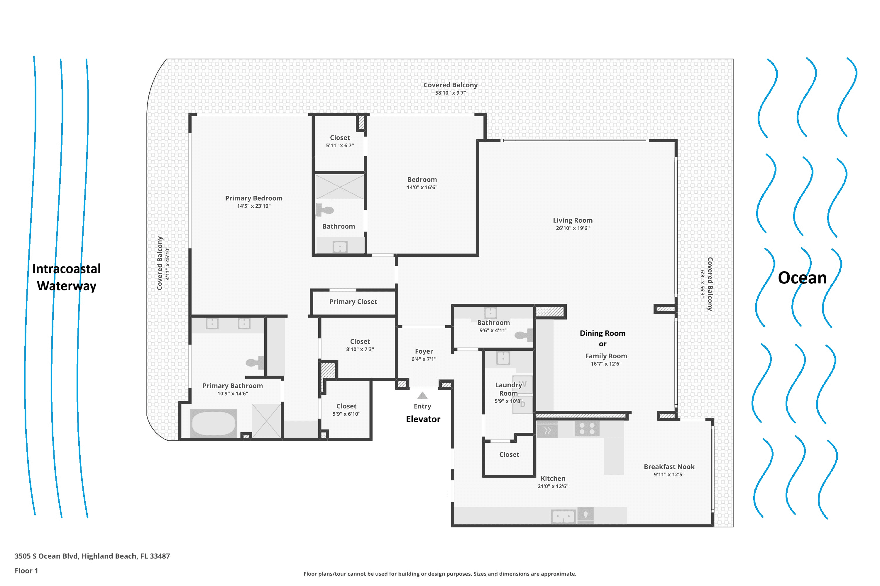 3505 S Ocean Boulevard 14n, Highland Beach, FL 33487, Unit 14n