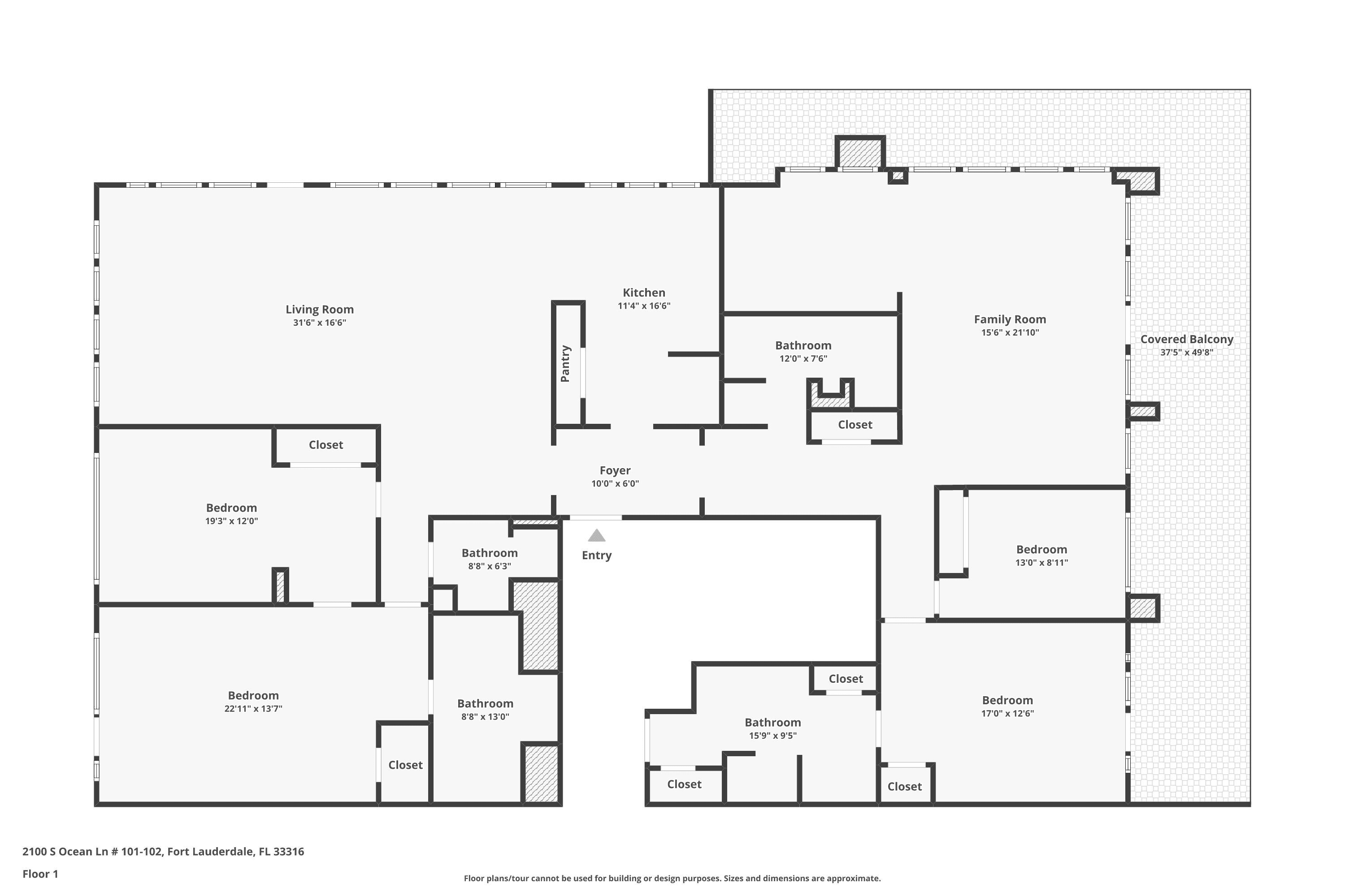 2100 S Ocean Lane 101-102, Fort Lauderdale, FL 33316, Unit 101-102