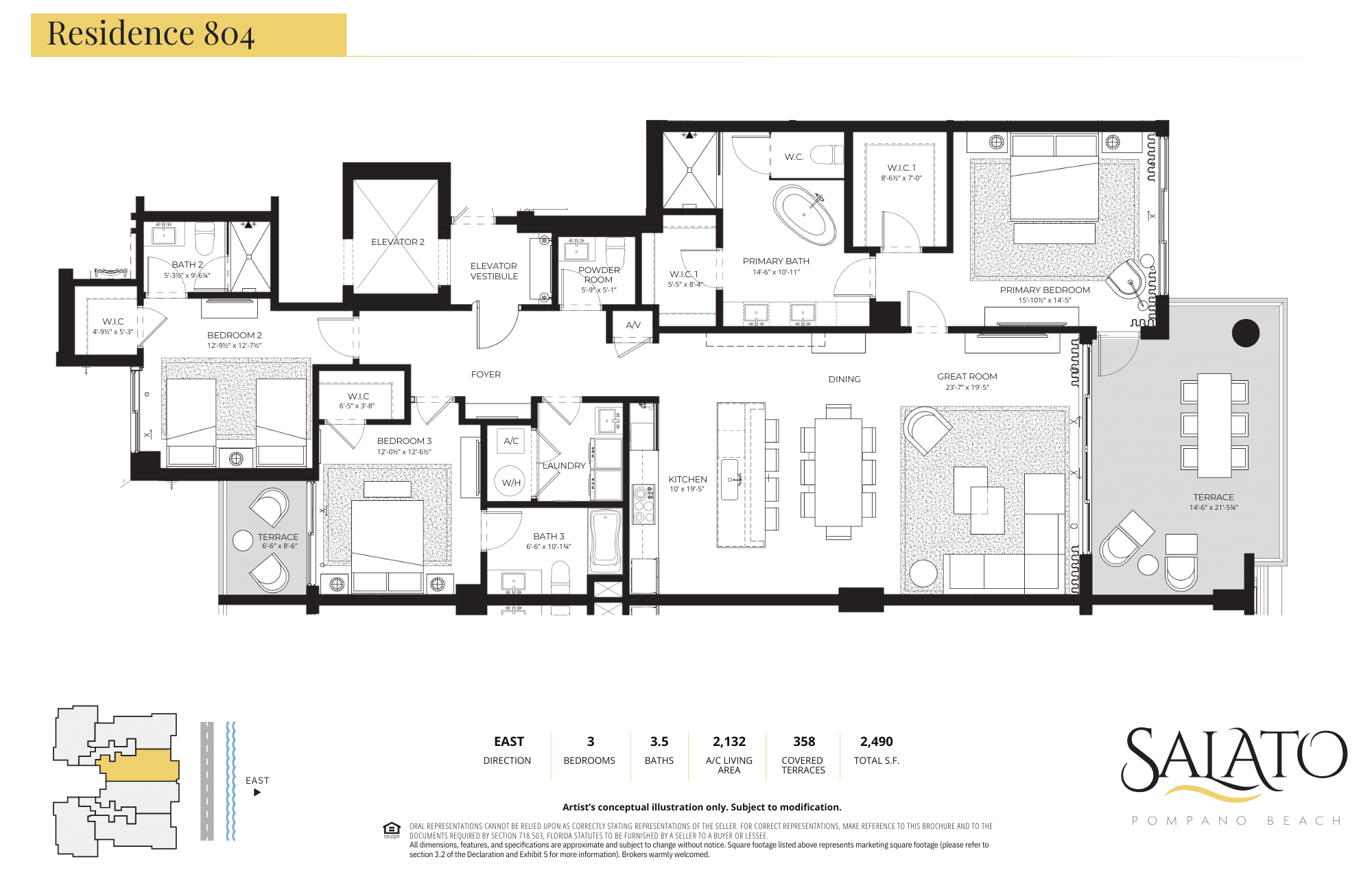 305 Briny Avenue 804, Pompano Beach, FL 33062, Unit 804 - Photo 2