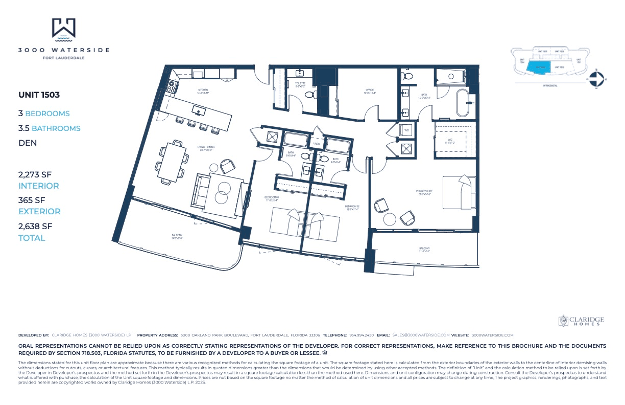 3000 E Oakland Park Boulevard 1503, Fort Lauderdale, FL 33306, Unit 1503
