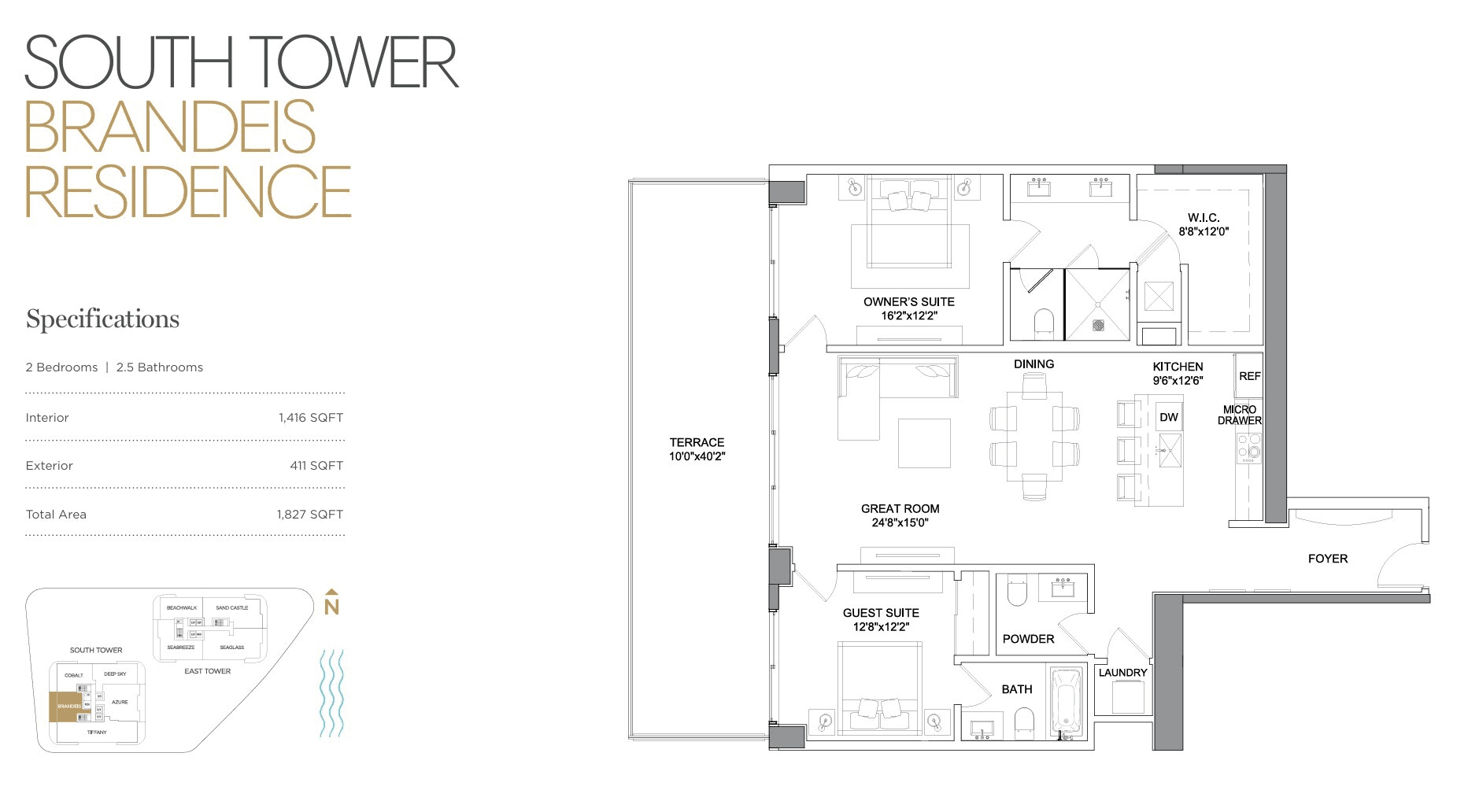 153 N Seabreeze Boulevard N 1803, Fort Lauderdale, FL 33304, Unit 1803 - Photo 2