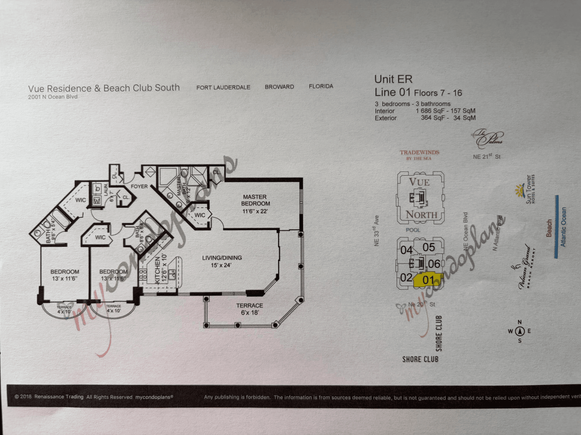 2001 N Ocean Boulevard Apt 1201, Fort Lauderdale, FL 33305, Unit Apt 1201 - Photo 2