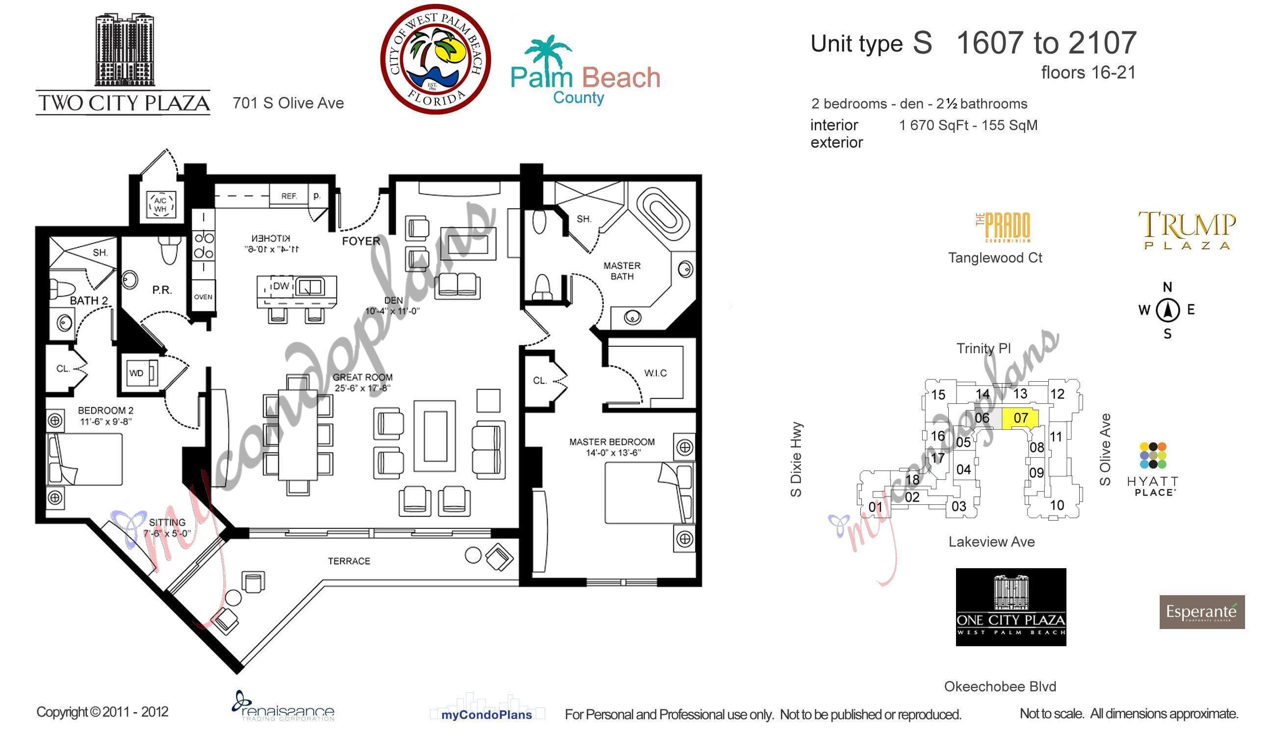 701 S Olive Avenue 1807, West Palm Beach, FL 33401, Unit 1807 - Photo 2