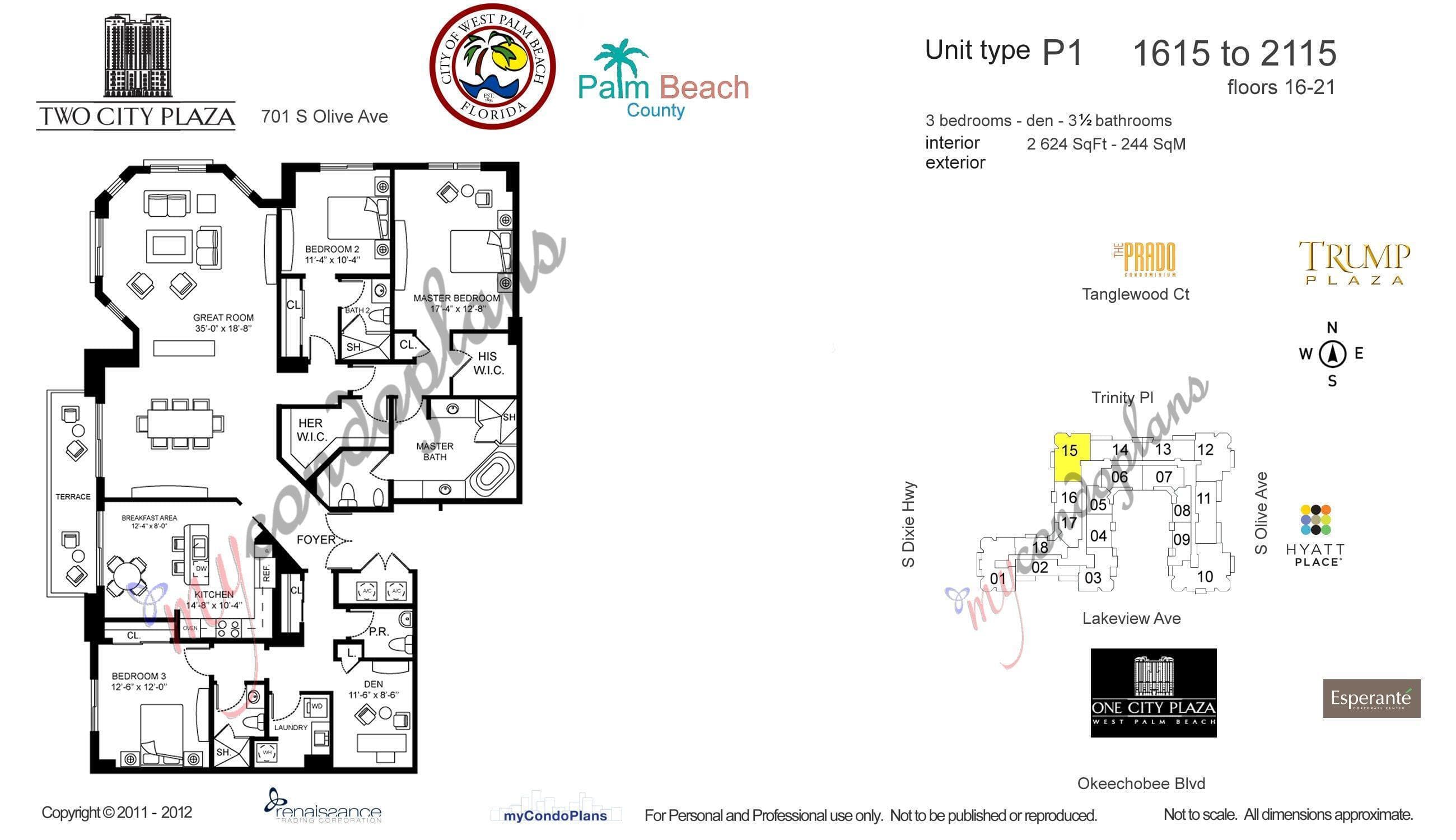 701 S Olive Avenue 1815, West Palm Beach, FL 33401, Unit 1815 - Photo 2